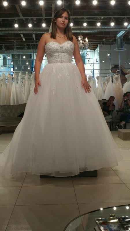 Picked up my dress today!!