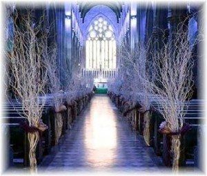 I need decoration ideas for our new ceremony venue, something besides those ball things! **pix**
