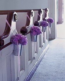 I need decoration ideas for our new ceremony venue, something besides those ball things! **pix**