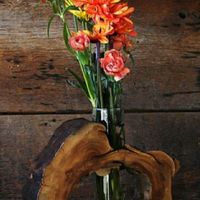 Hollow wood centerpieces