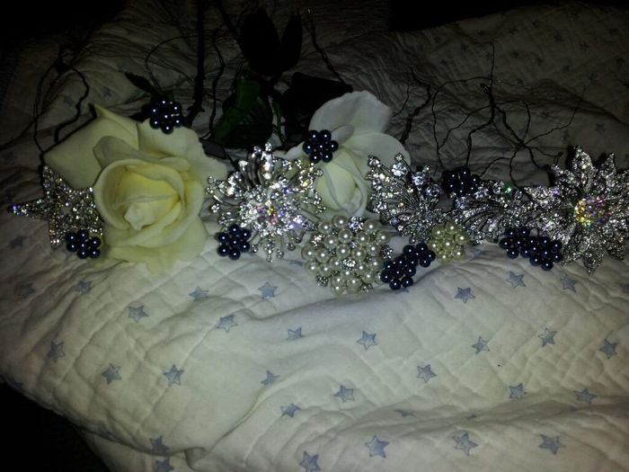My first attempt at a brooch bouquet