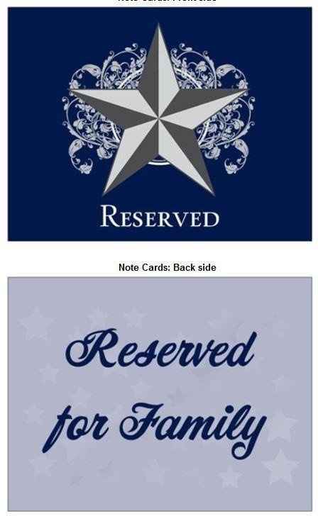 How are you doing/making table signs?