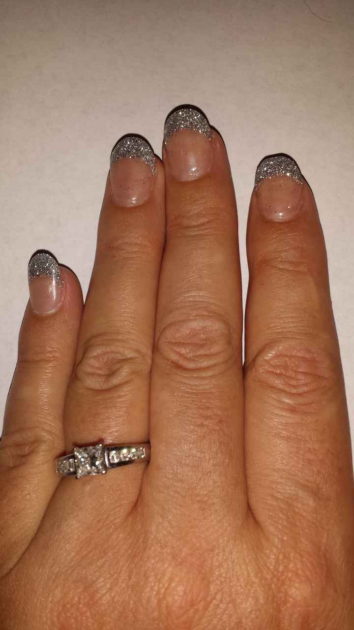 What’s your wedding nail design?