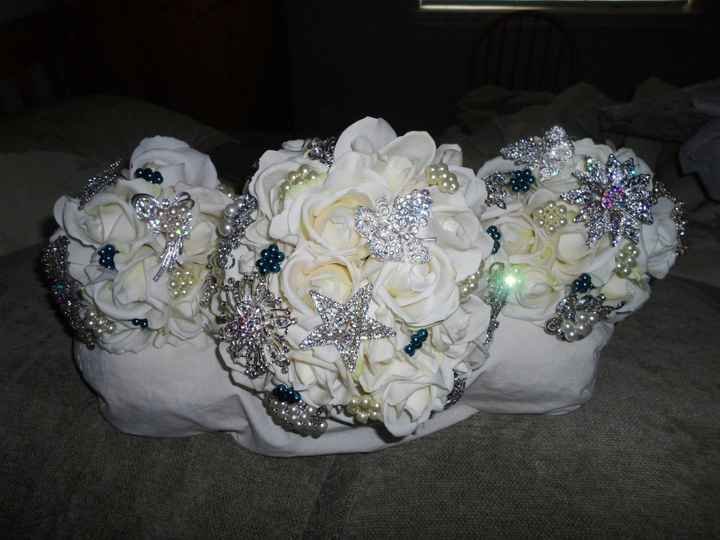 Brooch bouquets