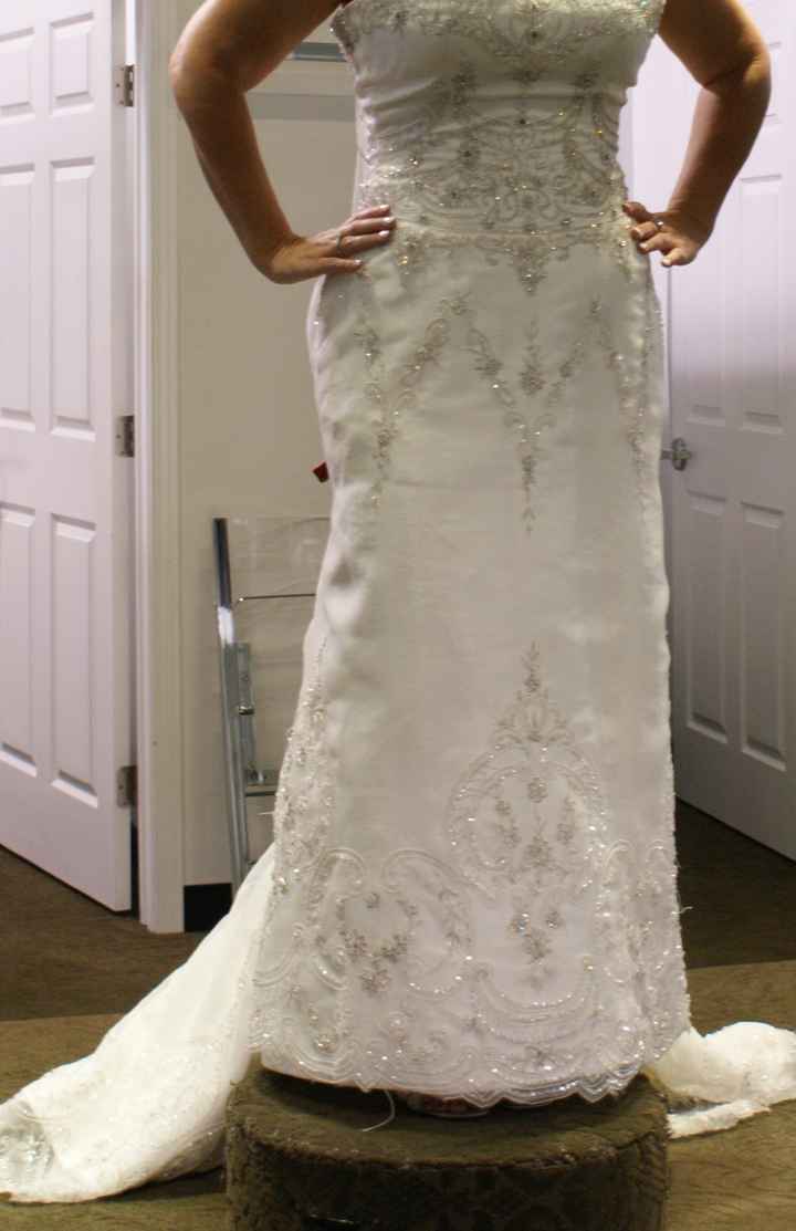 Get your alterations questions answered before you buy your gown!