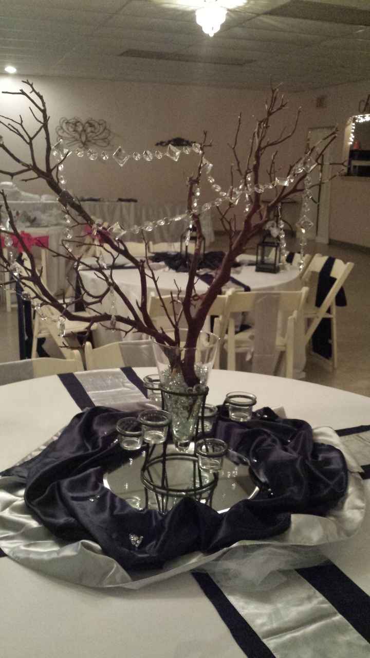 Centerpiece mockup and tables, pew decor!