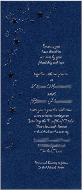 Lets see those invitations!