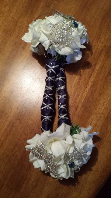Who made their own bouquet?