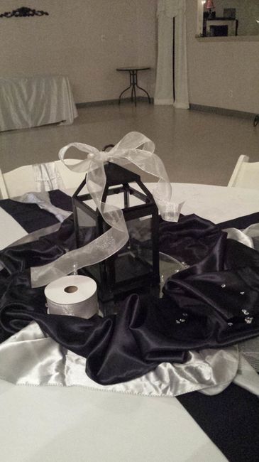 Centerpiece mockup and tables, pew decor!