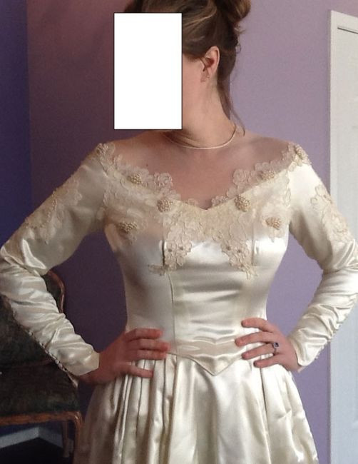 did your mom want you to wear her dress?