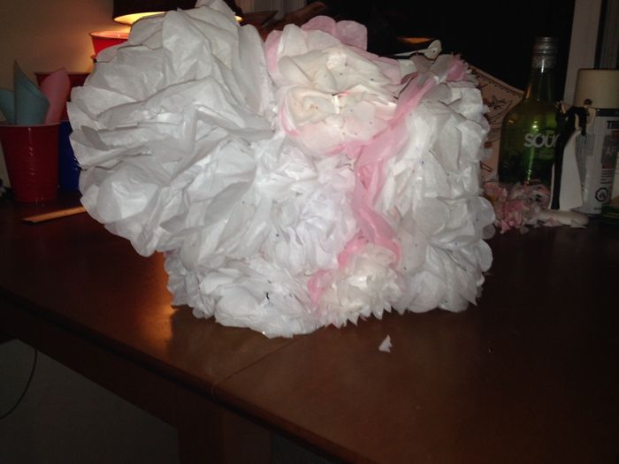 My DIY flower girl.... bucket?? lol