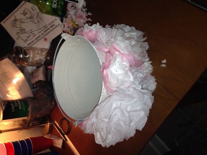 My DIY flower girl.... bucket?? lol
