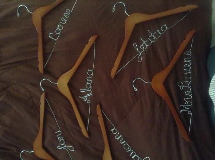 For those of you who ordered the personalized hangers for $4.99 that was posted here a few months ag