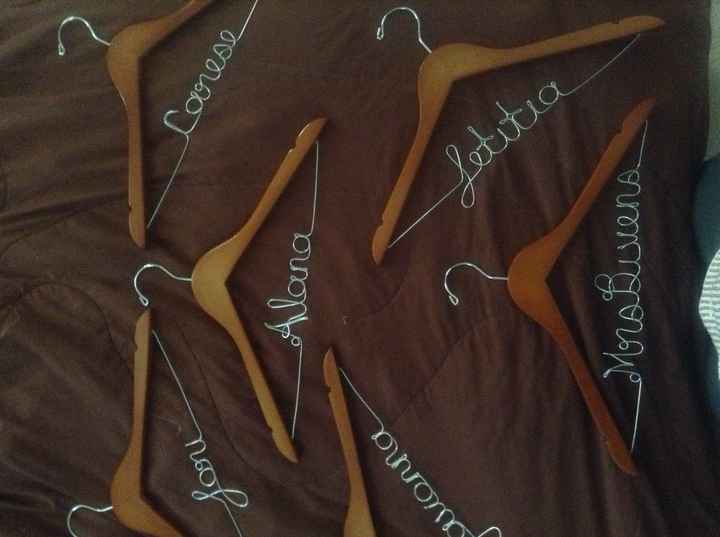For those of you who ordered the personalized hangers for $4.99 that was posted here a few months ag