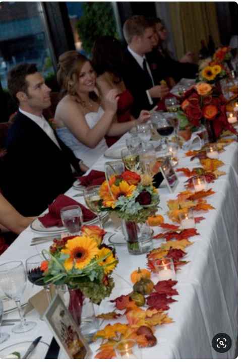 Brides table