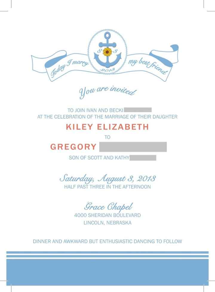 Show me your invitations