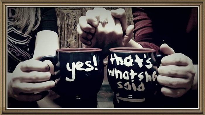 Shameless Mug/Engagement Ring Pics!
