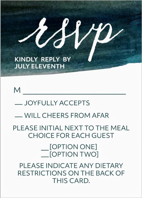 rsvp card suggestion - 1