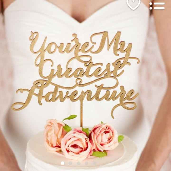 What are you using for cake toppers?