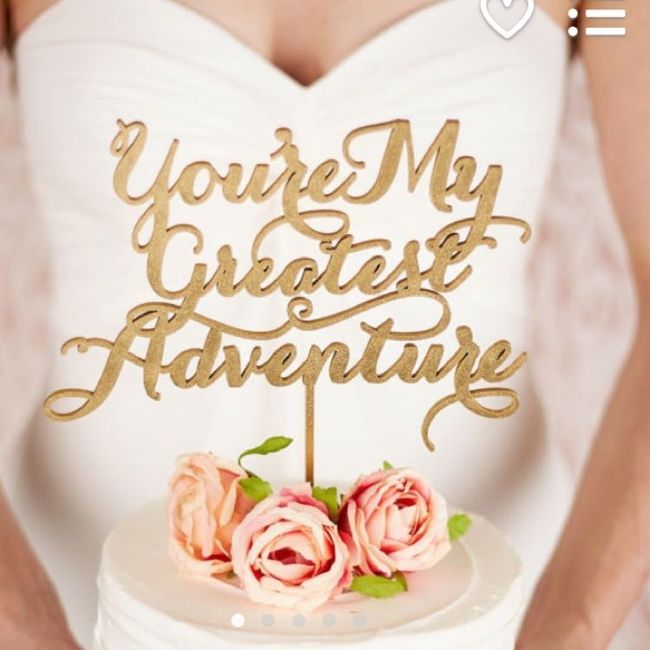 What are you using for cake toppers?