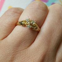 Tried to revive an old thread, but it wouldn't post...so Show me your nontraditional engagement ring