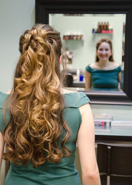 Show us your hairstyle for your wedding day!!!