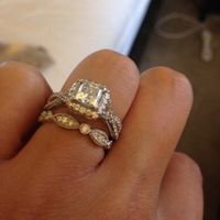 Ladies with halo rings…what does your wedding band look like?