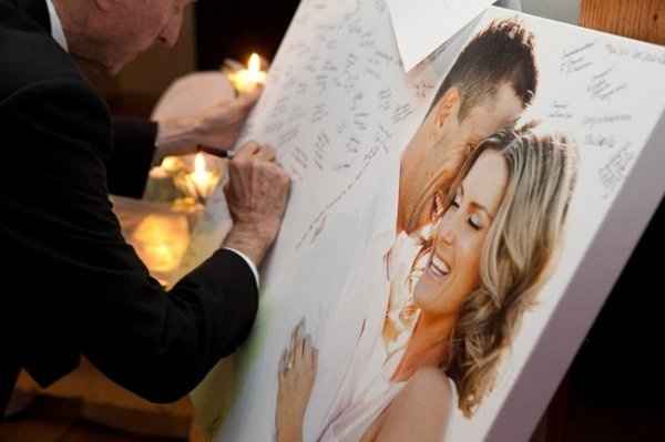 Are any of you having a unique guestbook??