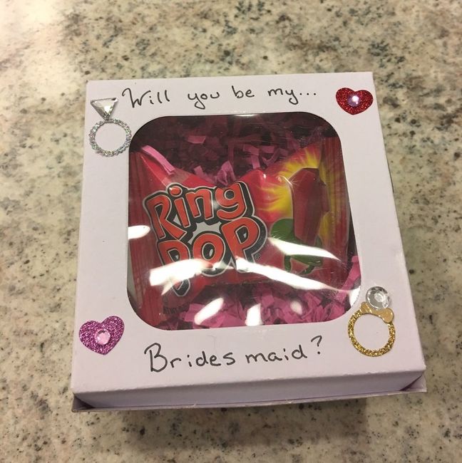 How did you ask your Bridal Party?