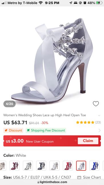 Confused on my wedding shoes i can not decide any suggestions - 4