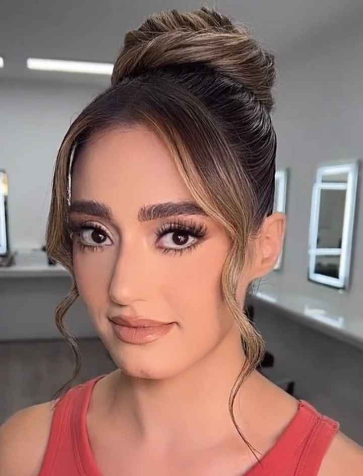 Need to decide on hair style, so confused after doing my trial to do this  high bun look or an open hair style. Your feedback is appreciated! |  Weddings, Hair and Makeup |