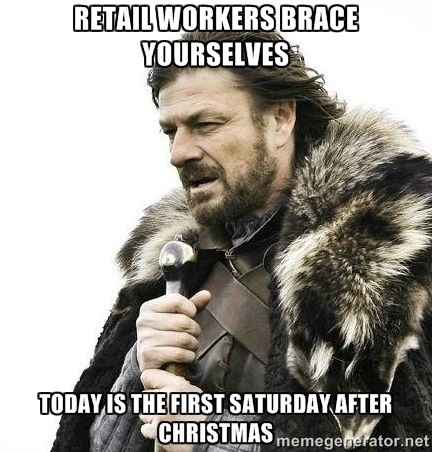 any other miserable retail workers?