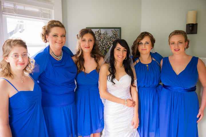 You Vote: Matching or not matching BM dresses