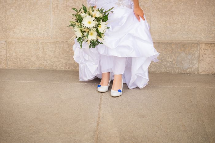 White wedding shoes this time of year