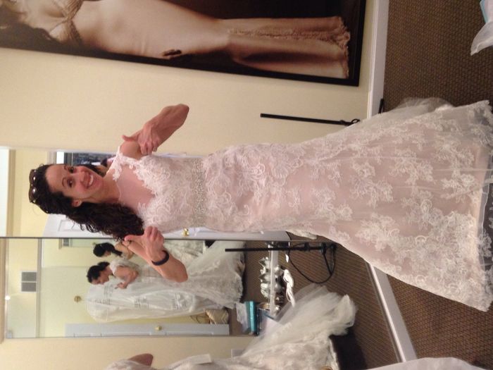 Ahhhh so excited 1st dress fitting (pictures included)