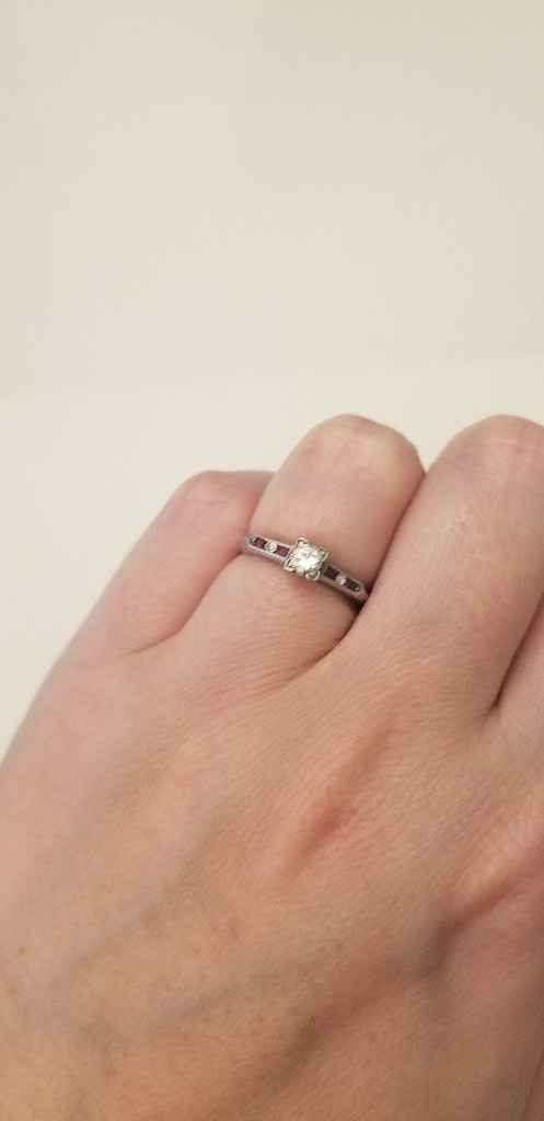 Show me your clearance small engagement ring