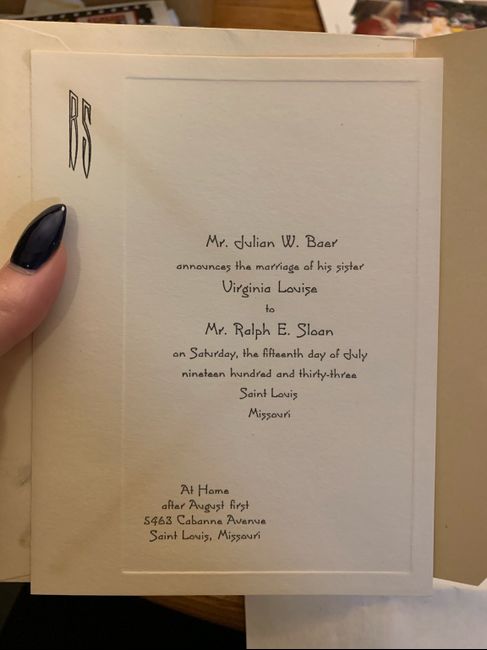 Grandmothers & Great-grandmothers Wedding Invitations - 2