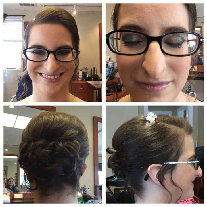 Hair and makeup trial