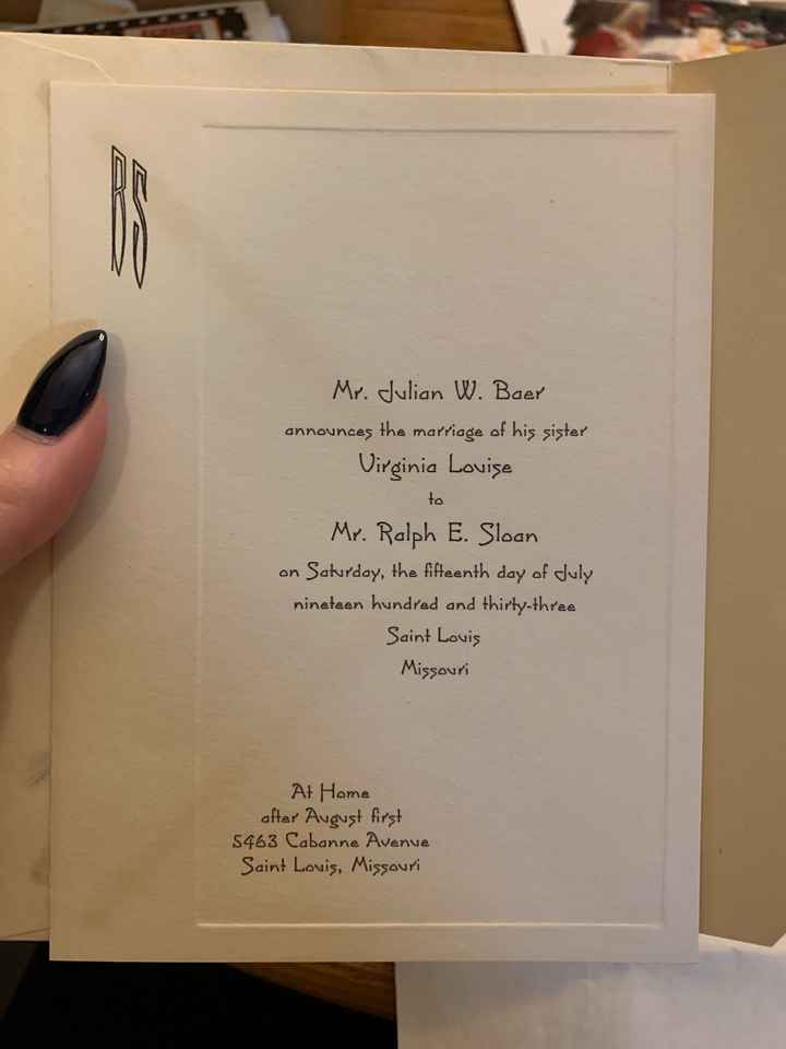 Grandmothers & Great-grandmothers Wedding Invitations - 2