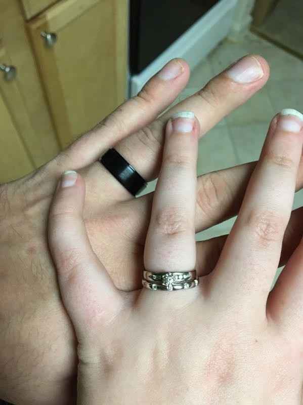 We got our rings!!!