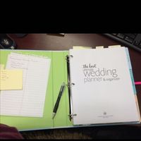 OCD much - spreadsheets and wedding binder
