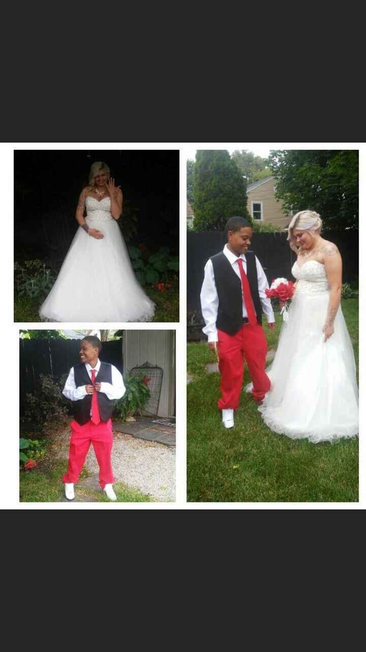 We are married yay!!!