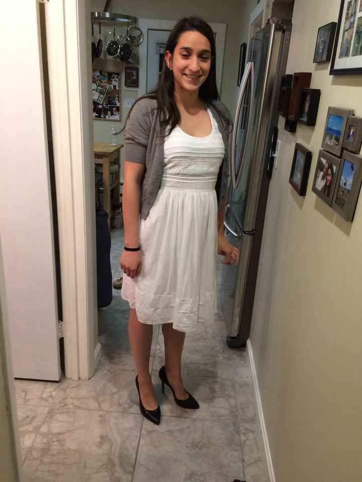 Bridal shower outfit