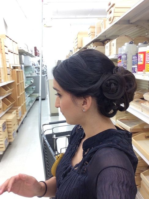 Hair and makeup trial