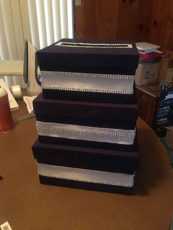 I finished my card box!