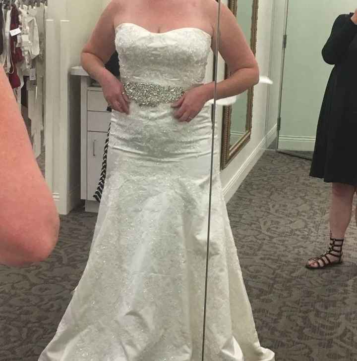 How many dresses did you try on?