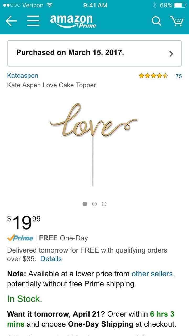 Cake Topper