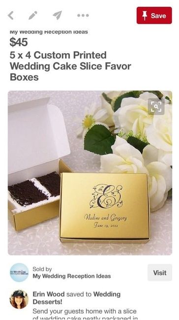 Wedding cake boxes