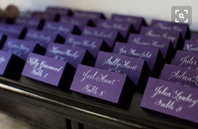 Escort cards block