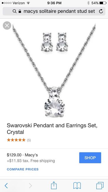 Jewelry for your big day?